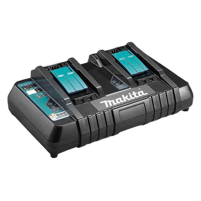 Energie-Set MAKITA 18 V Li-Ion (2 Akkus 6Ah + 1 Doppelladegerät) mit MAKPAC 3