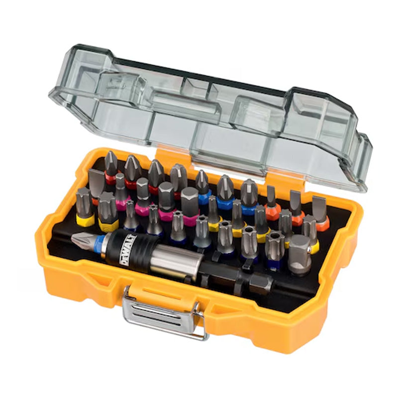 Koffer mit 32 Teilen mit Bits 25mm, Adapter und Schnellwechsel-Bithalter DEWALT DT7969-QZ