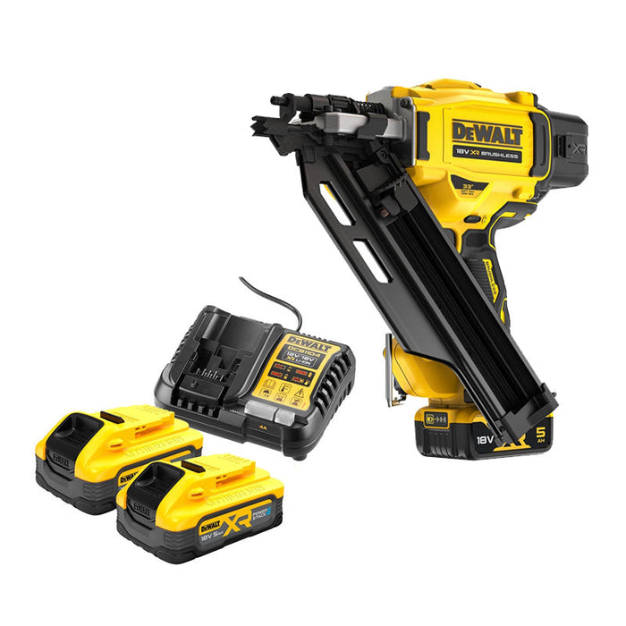 Zimmermannsnagler DEWALT DCN930P2-QW XR 18V 5Ah Li-Ion Brushless
