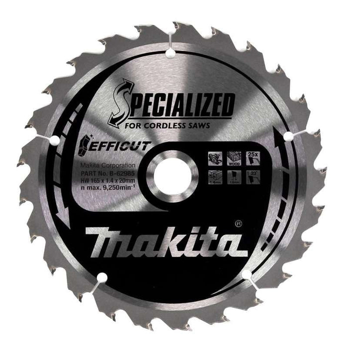 Hartmetall-Sägeblätter „EFFICUT“ für Holz, für MAKITA Akku-Kreissägen