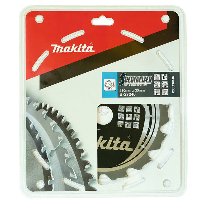 Hartmetall-Sägeblätter „Specialized“ Bau (FERMACELL ®), für MAKITA Kreissägen