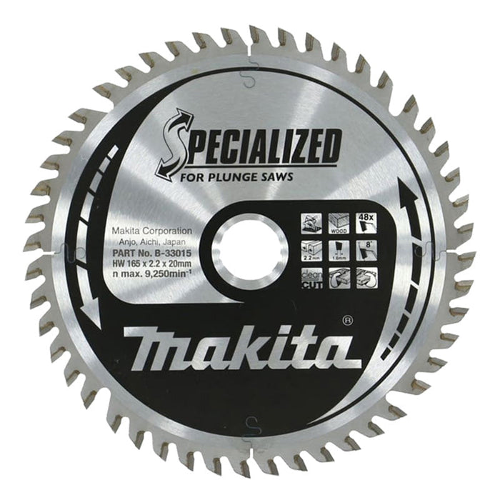 Hartmetall-Sägeblätter „Specialized“ für Holz, für MAKITA Tauchsägen