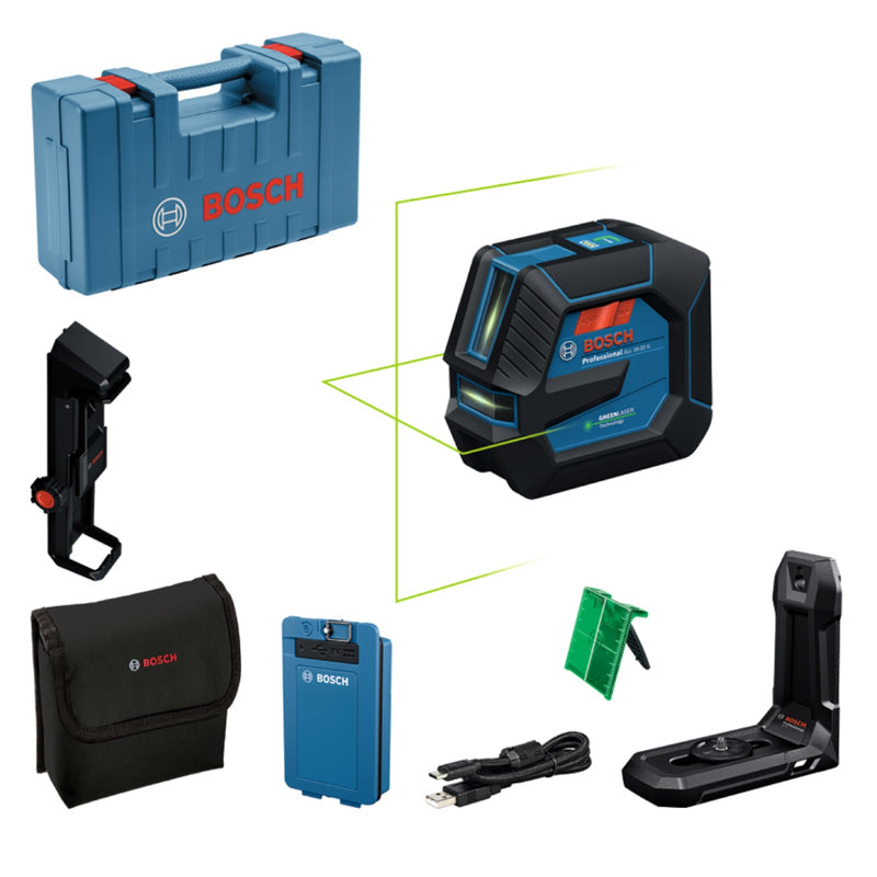 Linienlaser BOSCH GLL 20-22 G + Akku BA 3.7V 3.0Ah im Koffer