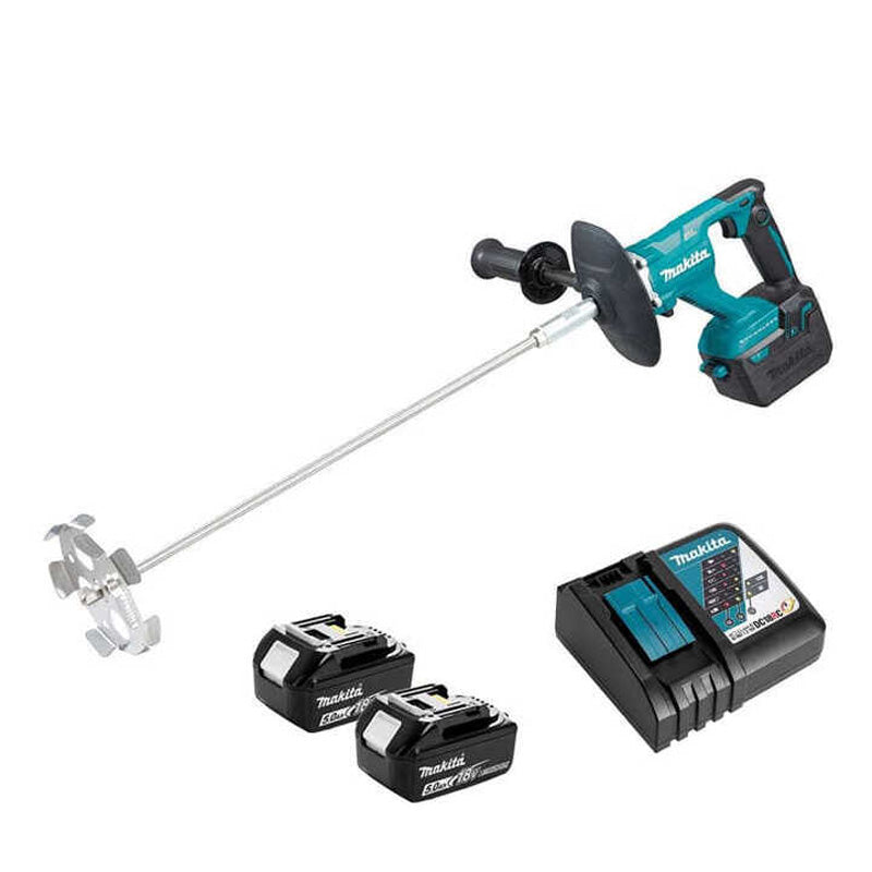 Rührwerk M12/14 2x5Ah 18V LXT ® MAKITA DUT130RTE in Tasche