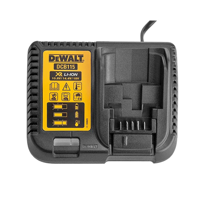ENERGIE-Set DEWALT mit 4 Akkus 5,0 Ah 18V DCB184-XJ und einem Ladegerät DCB115-XJ
