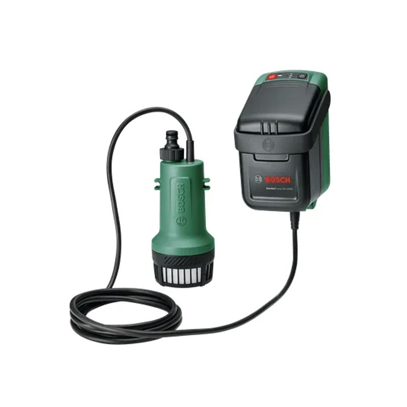 Akku-Regenwasserpumpe BOSCH GardenPump 18V-2000 mit 1 Akku 2,5Ah