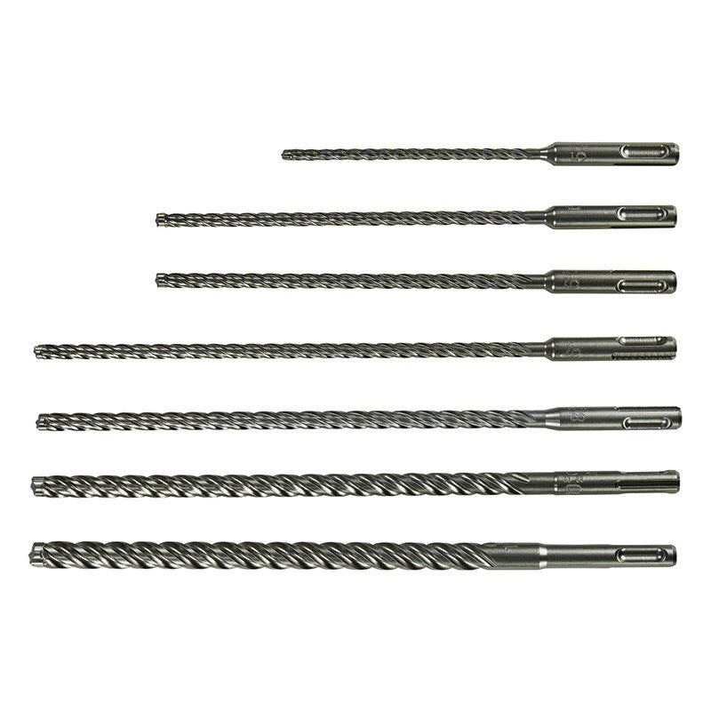 Koffer mit 7 Bohrern NEMESIS II MAKITA E-14906 mit SDS-Plus-Aufnahme (lang)