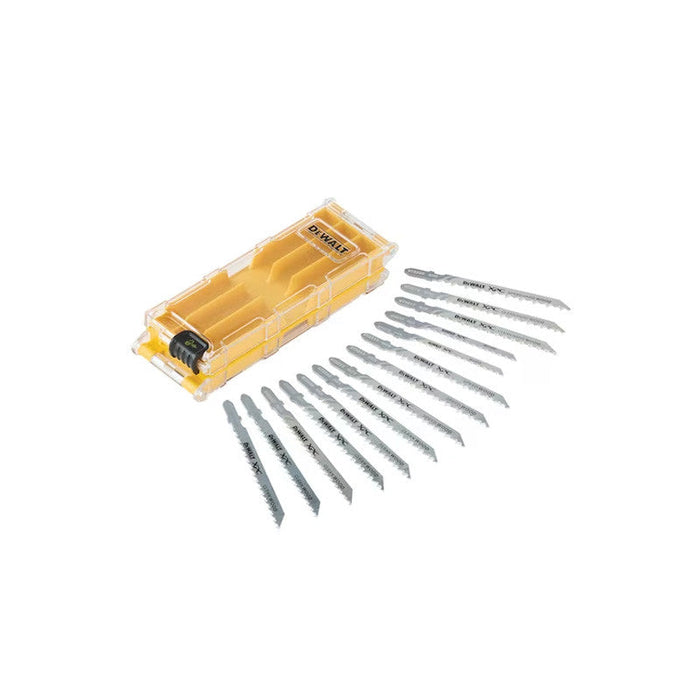 Kunststoffkoffer mit 14 Sägeblättern DEWALT DT2298-QZ XPC HCS Bi-Metall für Holz + 1 Aufbewahrungsbox