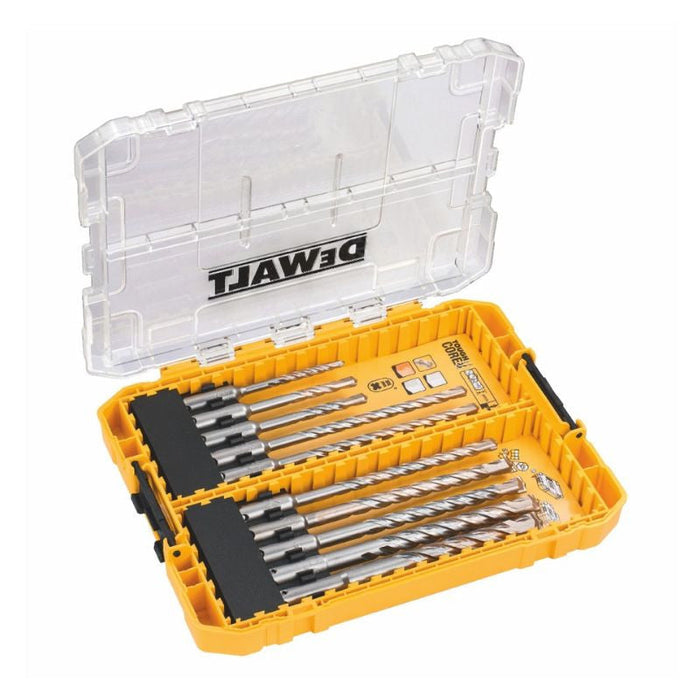 Toughcase Koffer mit 10 Betonbohrern SDS+ DEWALT DT70753-QZ