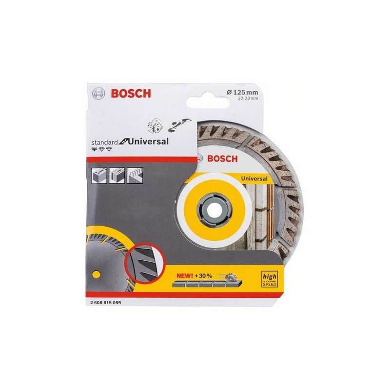 Diamant-Trennscheiben Standard Universal 125 x 22 mm BOSCH 2608615059