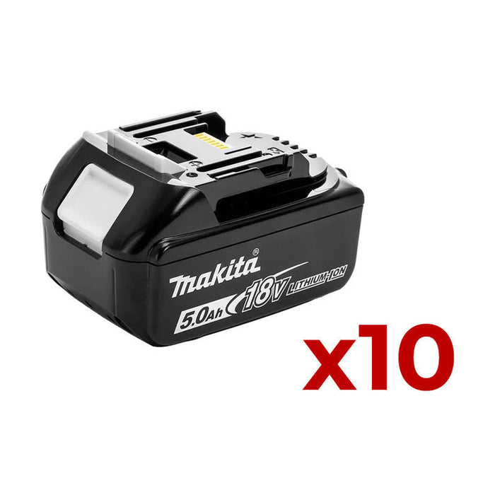 10er-Set MAKITA BL1850 Akkus