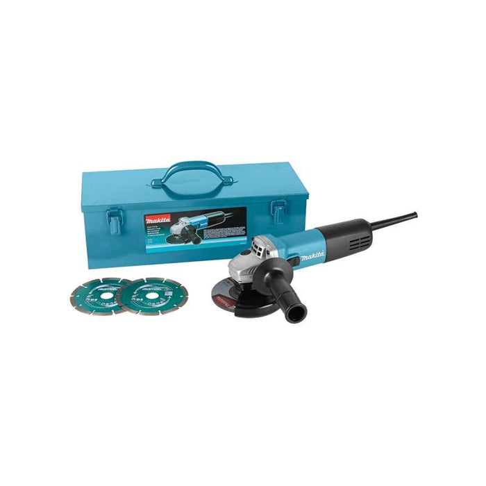 Winkelschleifer MAKITA 9558HNRGK3 – 125 mm + 2 Diamantscheiben