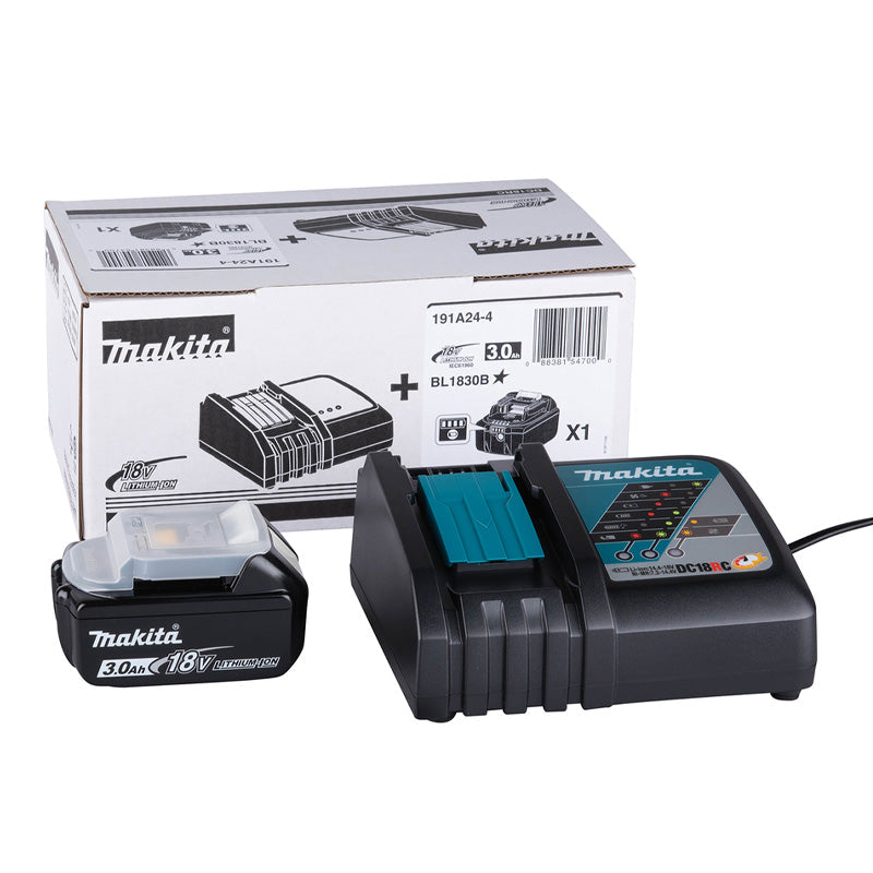 MAKITA Power Pack 191A24-4 18V LXT Akku 3Ah und Schnellladegerät