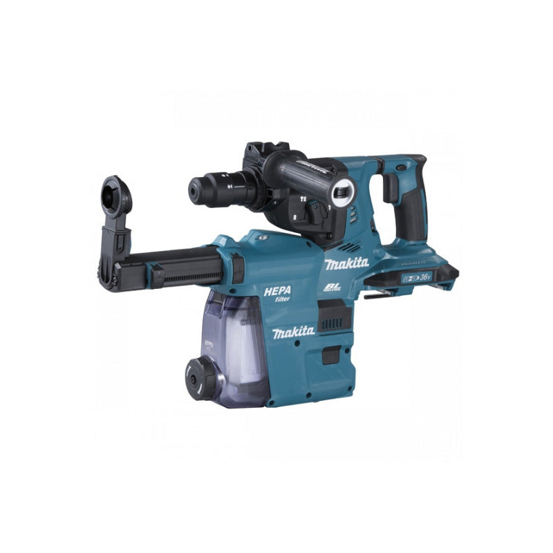 Bohrhammer SDS+ 28mm Brushless 36V LXT ® MAKITA DHR283ZWJU mit Absaugsystem
