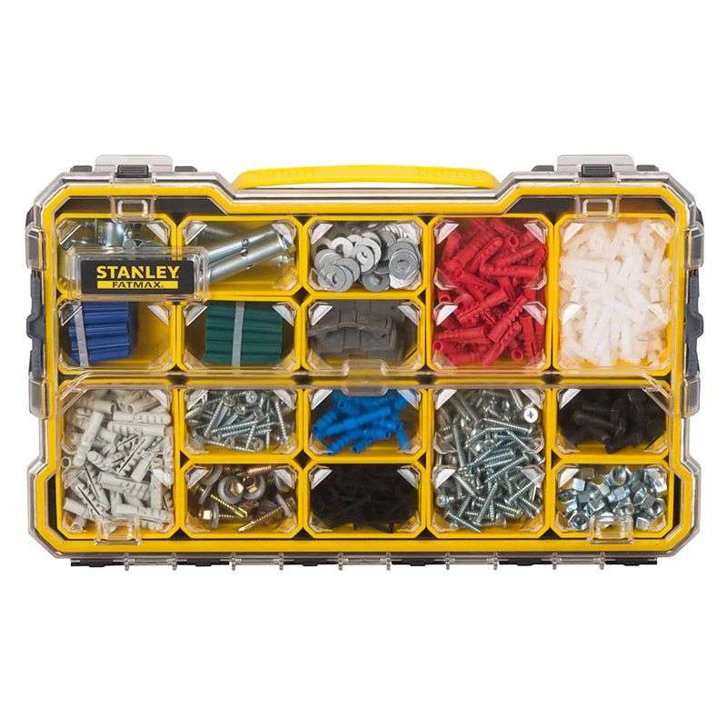 Wasserdichter Organizer mit 14 herausnehmbaren Fächern FATMAX STANLEY FMST1-75779