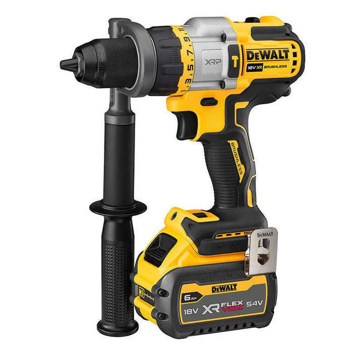 Akku-Schlagbohrschrauber 54V DEWALT DCD999T1-QW Brushless mit einem 6,0-Ah-Akku FLEXVOLT