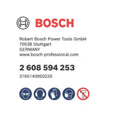 BOSCH Power-Change-Plus-Adapter-Set Sechskant + HSS-G-Bohrer - 85 mm - 2608594253
