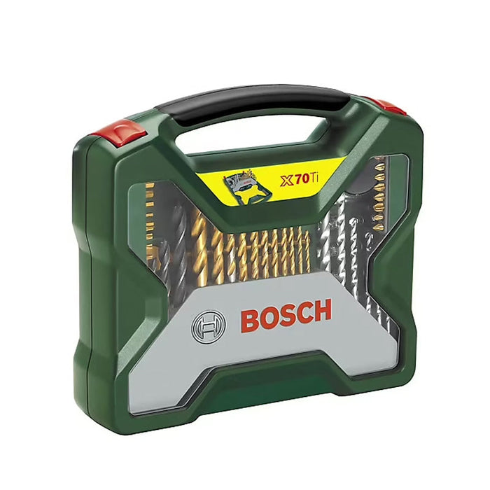 Bosch X-Line Koffer mit TiN-beschichteten Bohrern und Schraubbits, 70-teilig
