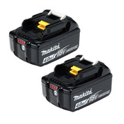 2er-Set MAKITA BL1840B Li-Ion-Akkus 18 V 4,0 Ah mit Ladezustandsanzeige