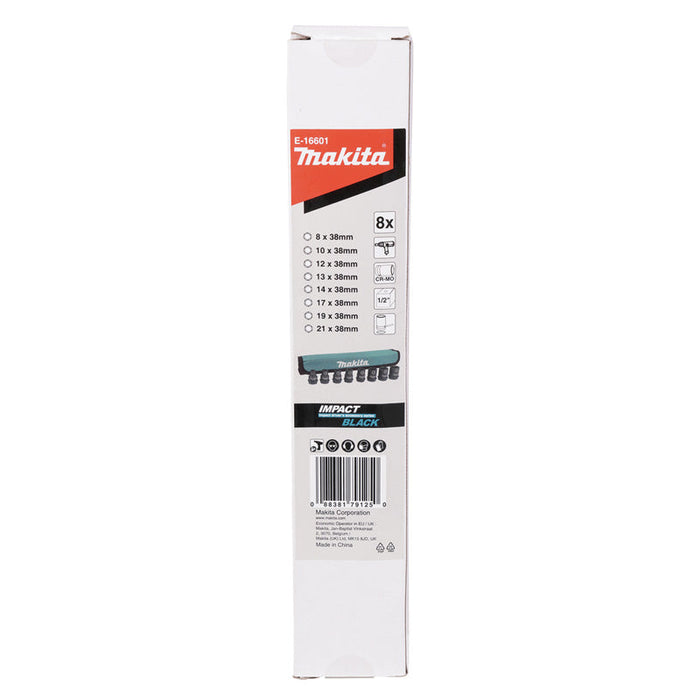 Tasche mit 8 Steckschlüsseleinsätzen MAKITA E-16601