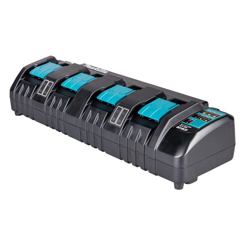 Ladegerät für 4 Akkus MAKITA DC18SF 196426-3 Makstar Li-Ion 14,4 bis 18 V