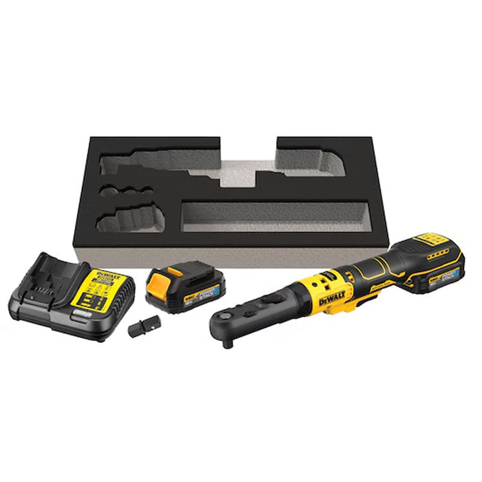 Akku-Ratsche DEWALT DCF510E2G-QW XR 18 V 1.7 Ah Li-Ion Brushless mit Wechselköpfen