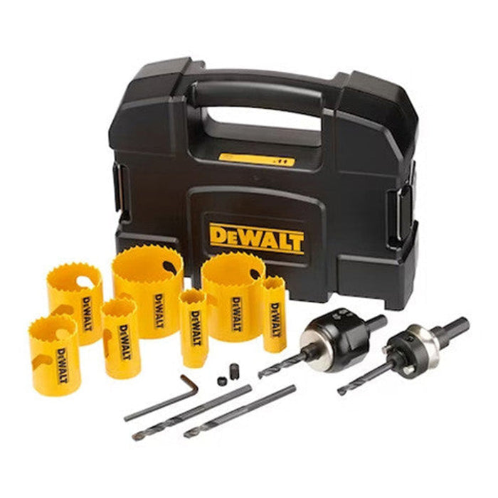 Koffer mit 11 Teilen für Bi-Metall-Lochsägen DEWALT