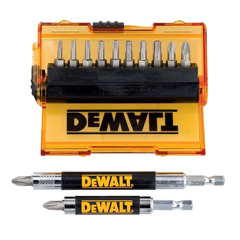 Koffer mit 14 Teilen mit Schrauberbits 25 mm DEWALT DT71570-QZ mit 2 magnetischen Bithaltern