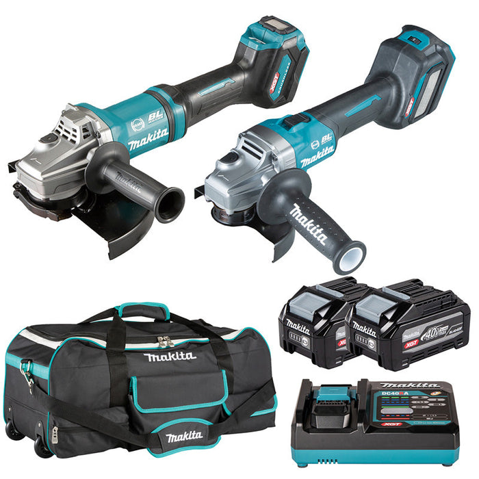 XGT® 2-Maschinen-Set MAKITA DK0227G201 - 40V - 2 x BL4040F + DC40RA