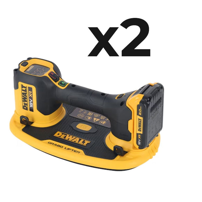 2er-Set GRABO Saugheber DEWALT DCE590N-XJ XR 18V