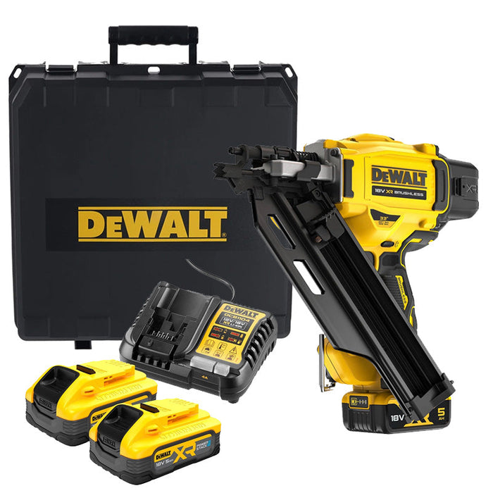 Zimmermannsnagler DEWALT DCN930P2-QW XR 18V 5Ah Li-Ion Brushless