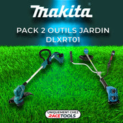 DLXRT01 MAKITA 2 Gartengeräte - 18V LXT (DUR368AZ + DUR193Z + 3 x 5Ah + DC18RC)