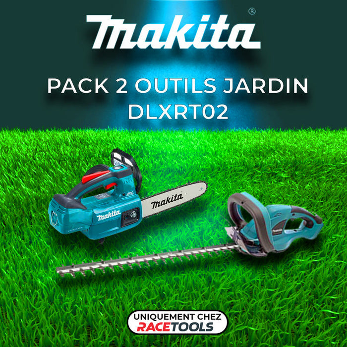 DLXRT02 MAKITA 2 Gartengeräte 18V LXT (DUC254Z + DUH523Z + 2 x 5Ah + DC18RC)