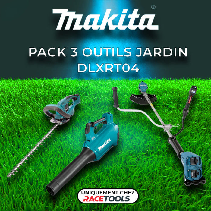DLXRT04 MAKITA 3 Gartengeräte 18V LXT (DUR368AZ + DUH523Z + DUB184Z + 4 x 5Ah + DC18RC)