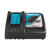 Akku-Bohrschrauber MAKITA DDF484RTX6 18 V - 5 Ah - Ø 13 mm + Koffer mit 96 Zubehörteilen + 2 Akkus LXT® 18V - 5Ah