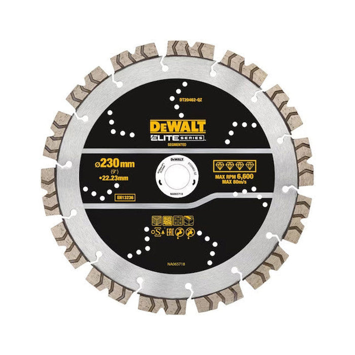 Segmentierte Diamant-Trennscheibe ELITE DEWALT für alle Anwendungen