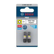 Innensechsrund-Bits T30 BOSCH Impact Control 25 mm - 2 Stück