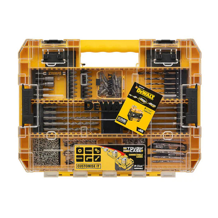 Großer TOUGHCASE-Koffer mit 135 Teilen DEWALT DT70763-QZ