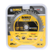 Tauchkreissägeblatt Ø165x20 mm 42 Zähne DEWALT DT99561-QZ Hartmetall XR Runtime
