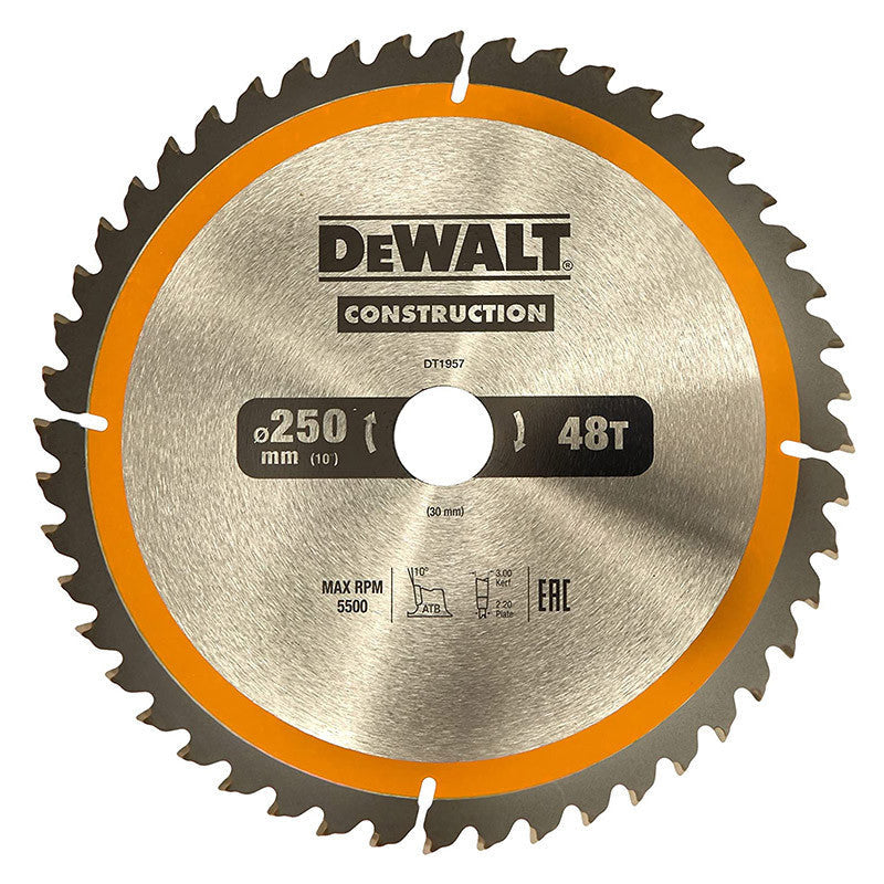 Handkreissägeblatt DEWALT Hartmetall Construction
