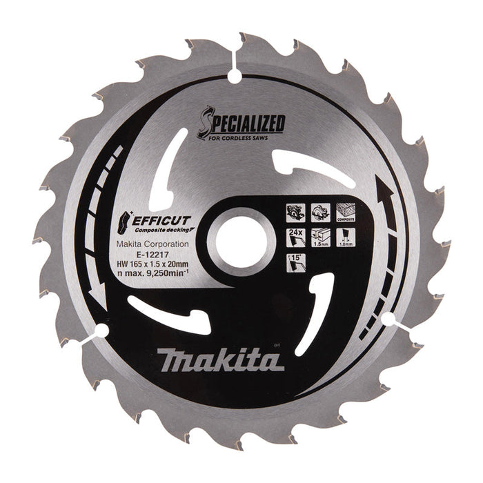 Sägeblätter „EFFICUT“ Composite Decking MAKITA