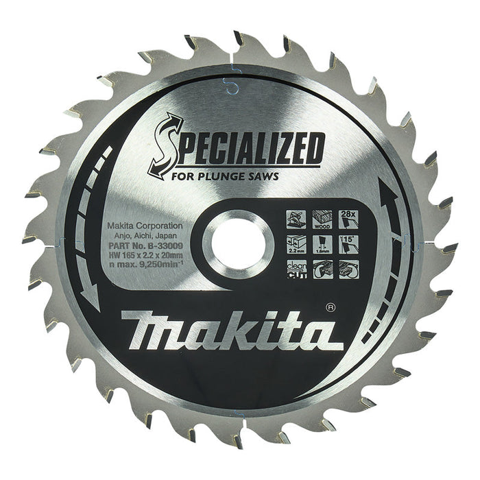 Hartmetall-Sägeblätter „Specialized“ für Holz, für MAKITA Tauchsägen