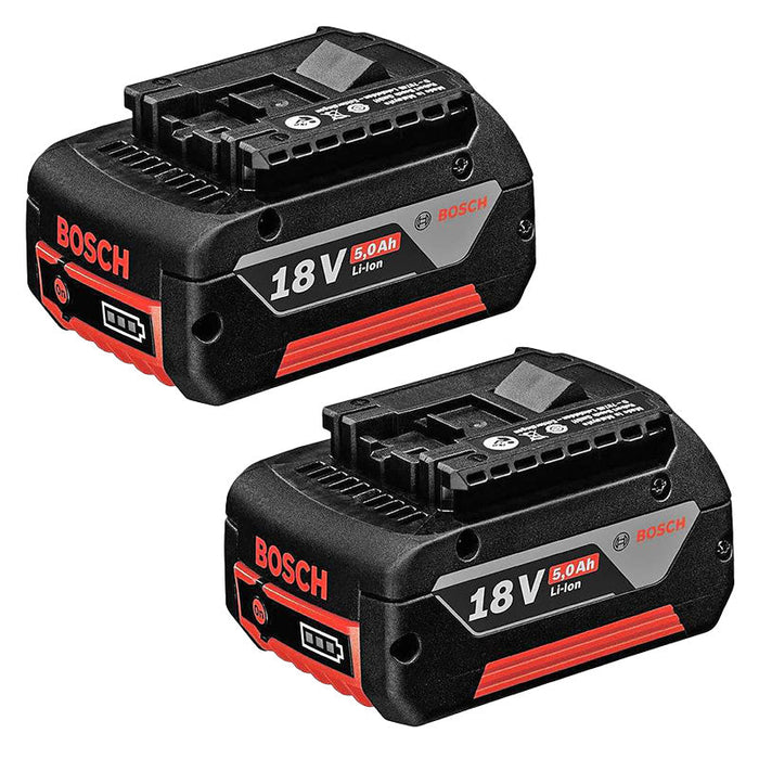 2er-Set 5Ah 18V Akkus BOSCH Professional 1600A002U5