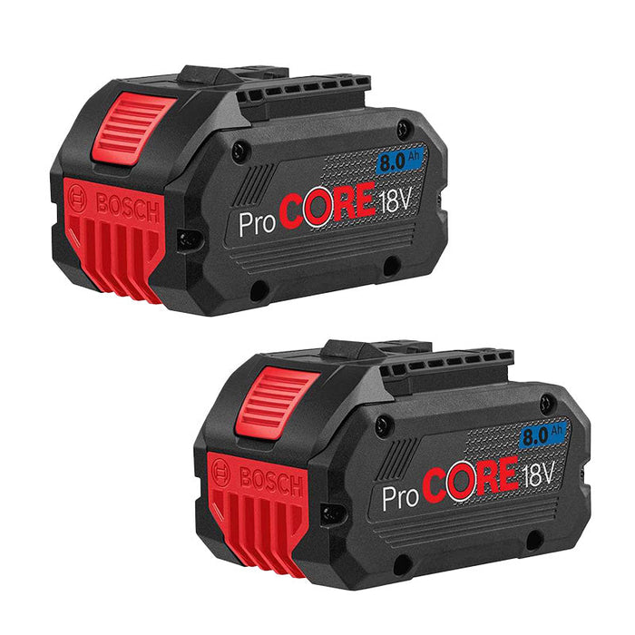 2er-Set ProCore 8Ah 18V Akkus Bosch Professional 1600A016GK