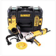 Winkelschleifer 125 mm 1500 W – variable Drehzahl DEWALT DWE4257KT-QS mit Flächenschleif-Set
