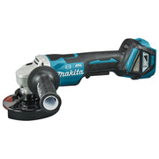 Winkelschleifer Ø125 mm 18V Brushless MAKITA DGA517ZJ Drehzahlregelung und Totmannschalter mit Makpak