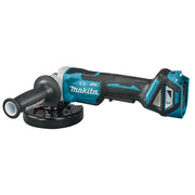 Winkelschleifer Ø125 mm 18V Brushless MAKITA DGA517ZJ Drehzahlregelung und Totmannschalter mit Makpak