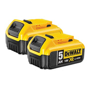 18-V-Multi-Cutter DEWALT DCS356P2-QW Brushless mit Koffer, 2 Akkus und 35 Zubehörteilen
