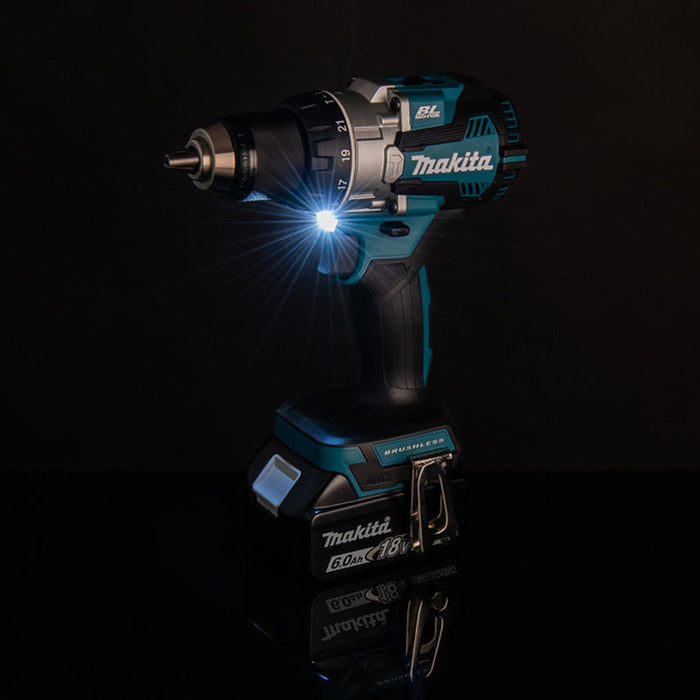 Schlagbohrmaschine Brushless 2x5Ah 18V LXT ® MAKITA DHP489RTJ im MAKPAC