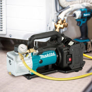 Vakuumpumpe MAKITA DVP181ZK 36VLi-Ion  2x18V 113 l/min (ohne Akku verkauft)